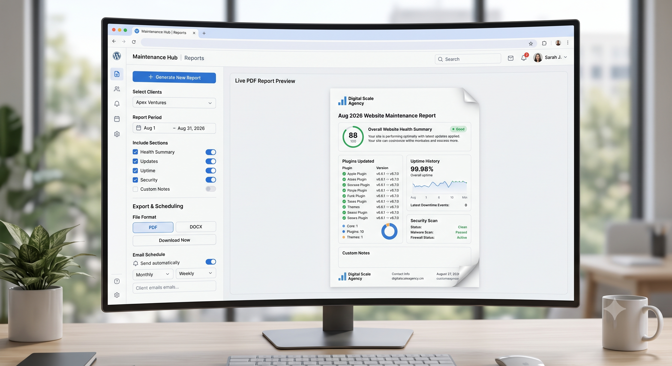 Automated Periodic Client Reports